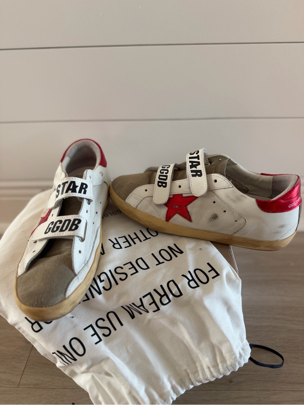 Golden Goose Deluxe Brand Old School Lace-Up Sneakers - Picture 3 of 7